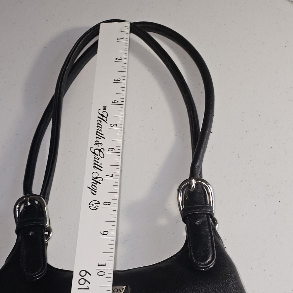 Kounty Black Leather Shoulder Bag - Picture 6 of 16
